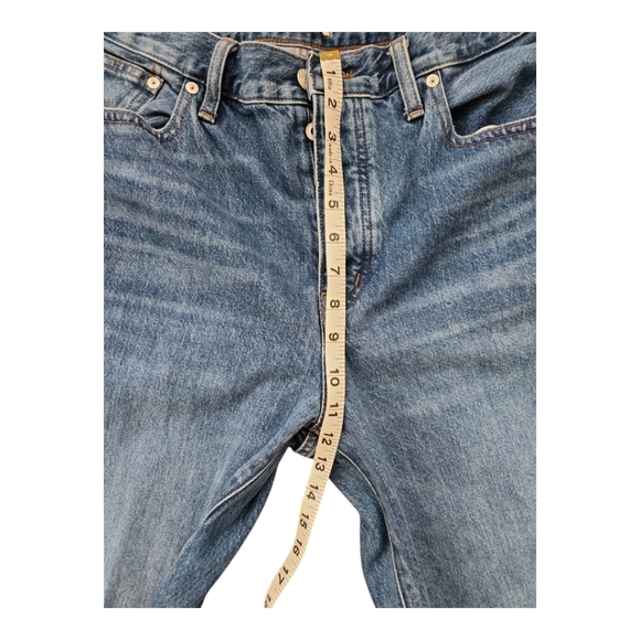 Madewell Low Slung Straight Jeans Sz 31 - Picture 4 of 9